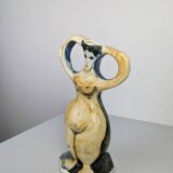 Biomorphic Ceramic Female Form Sculpture Vase Modern Style Europe 20th Cent