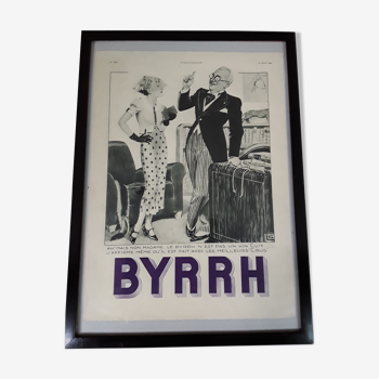 Byrrh advertising poster