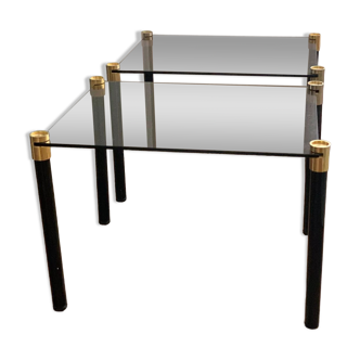 Tables basses verre fumé