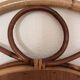 Arched Spanish wall mirror in rattan and bamboo, 1960s.