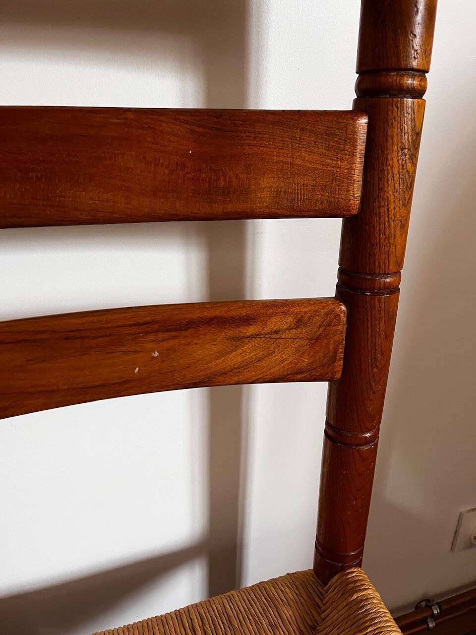 Paire de chaises bois