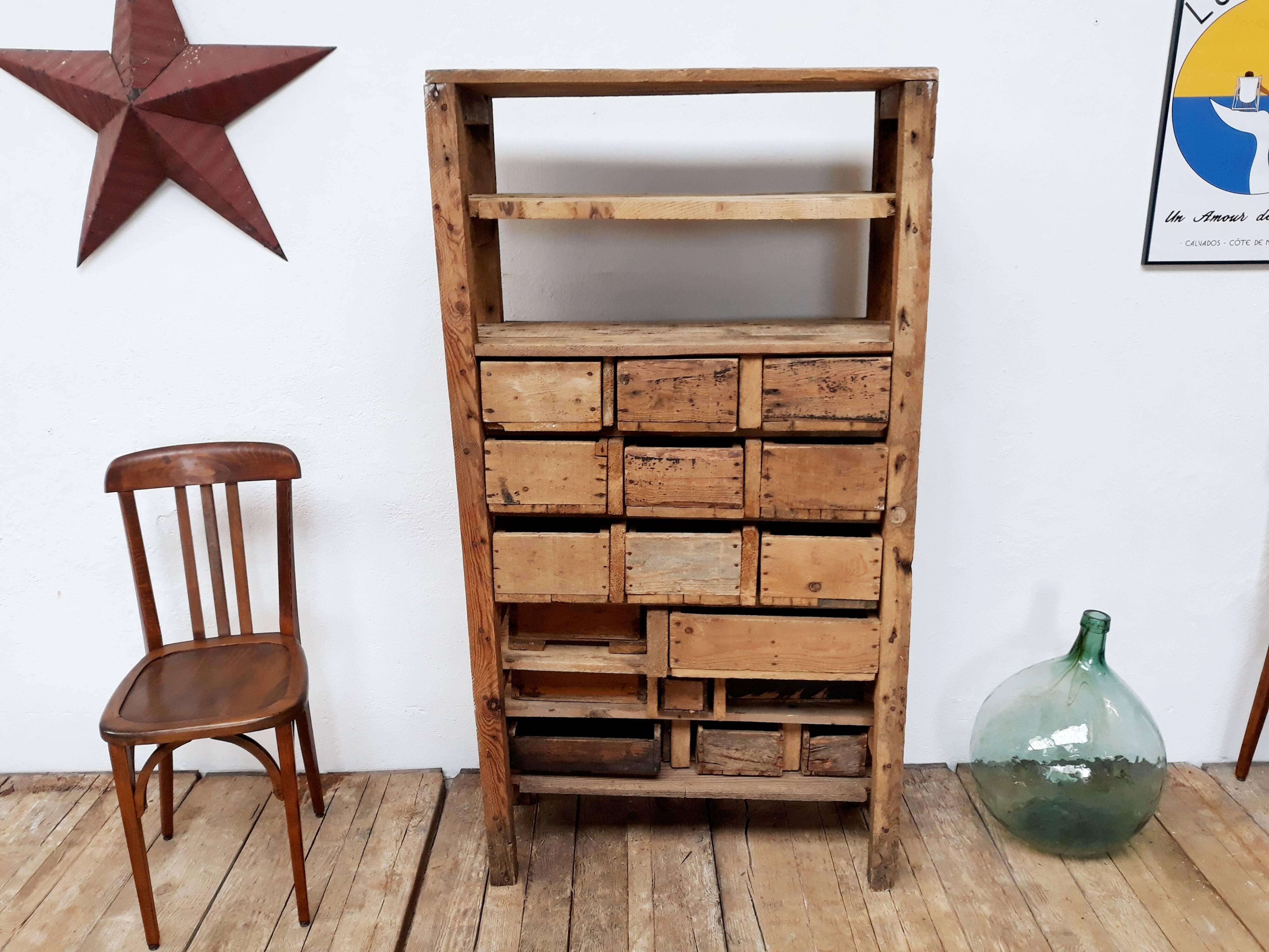 Craft cabinet with drawers
