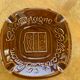 Ceramic ashtray enamelled slurry advertising champagne billecart salmon vintage