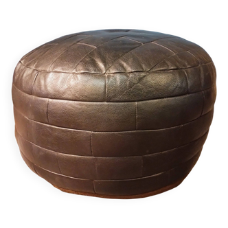 Pouf style De Sède 1970s