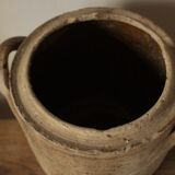 Authentic terracotta pot with handles