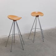 Pair of 'Jamaica' swivel bar stools by Pepe Cortès for BD Barcelona, 1990s