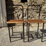 Pair of bedside tables of internant years 50-60