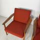 2x 1960s vintage Danish FD164 teak lounge chairs Arne Vodder for CADO