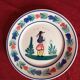 Assiette decorative en faience de quimper hb