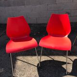 Set of 4 Maui chairs by Vico Magistretti, Kartell