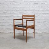 Rare armchair in oak by Jos De Mey for Van Den Berghe-Pauvers, 1960s