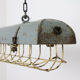 Industrial metal pendant bunker light