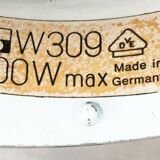 German wall lamp model W309 from the mid-century space age by Staff, 1960s.