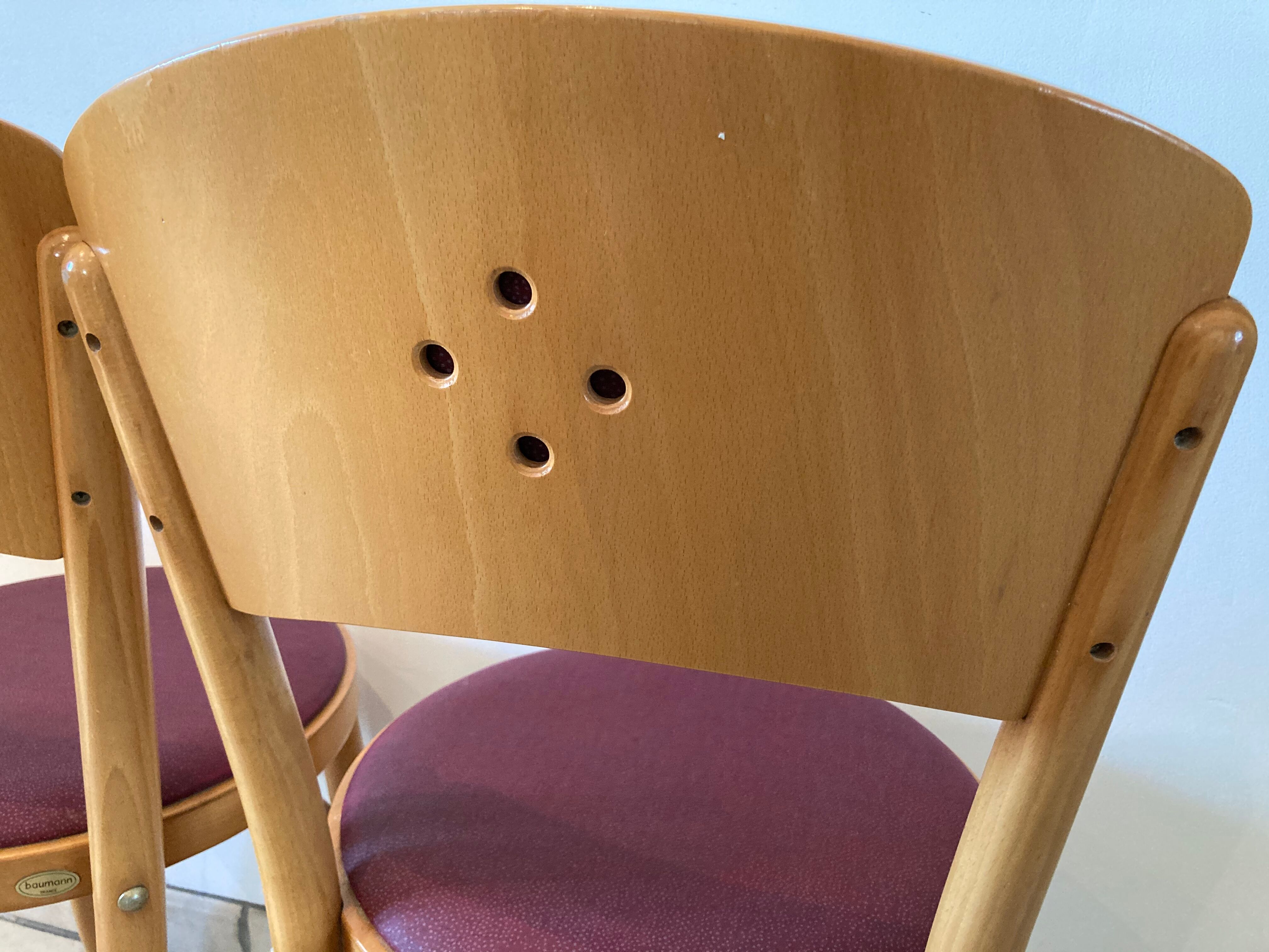 Pair of Baumann chairs