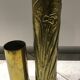 Set of brass shell casing vase