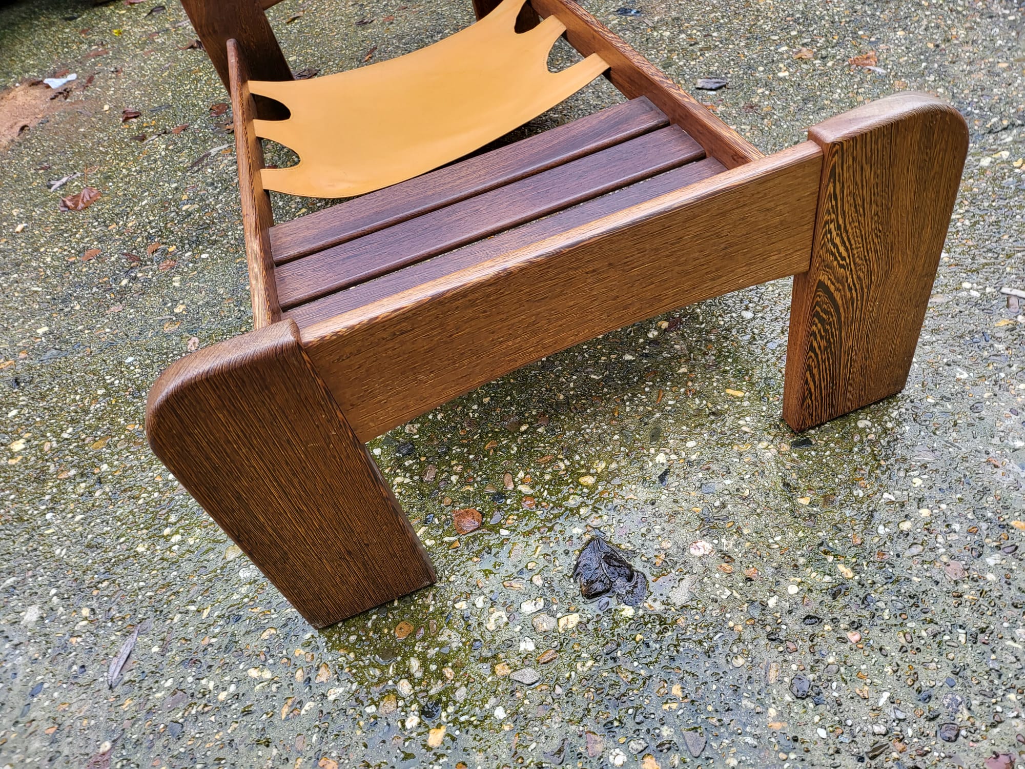 Percival Laver Vintage Wenge Glass Lectuur Holder Coffee Table, 70s