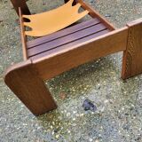 Percival Laver Vintage Wenge Glass Lectuur Holder Coffee Table, 70s