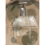 1990s contemporary olive-green and transparent sphere in murano glass