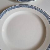 Set of 14 Terre de fer Salins plates, Castellane model
