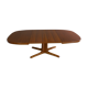 Table ovale Baumann en teck avec rallonges