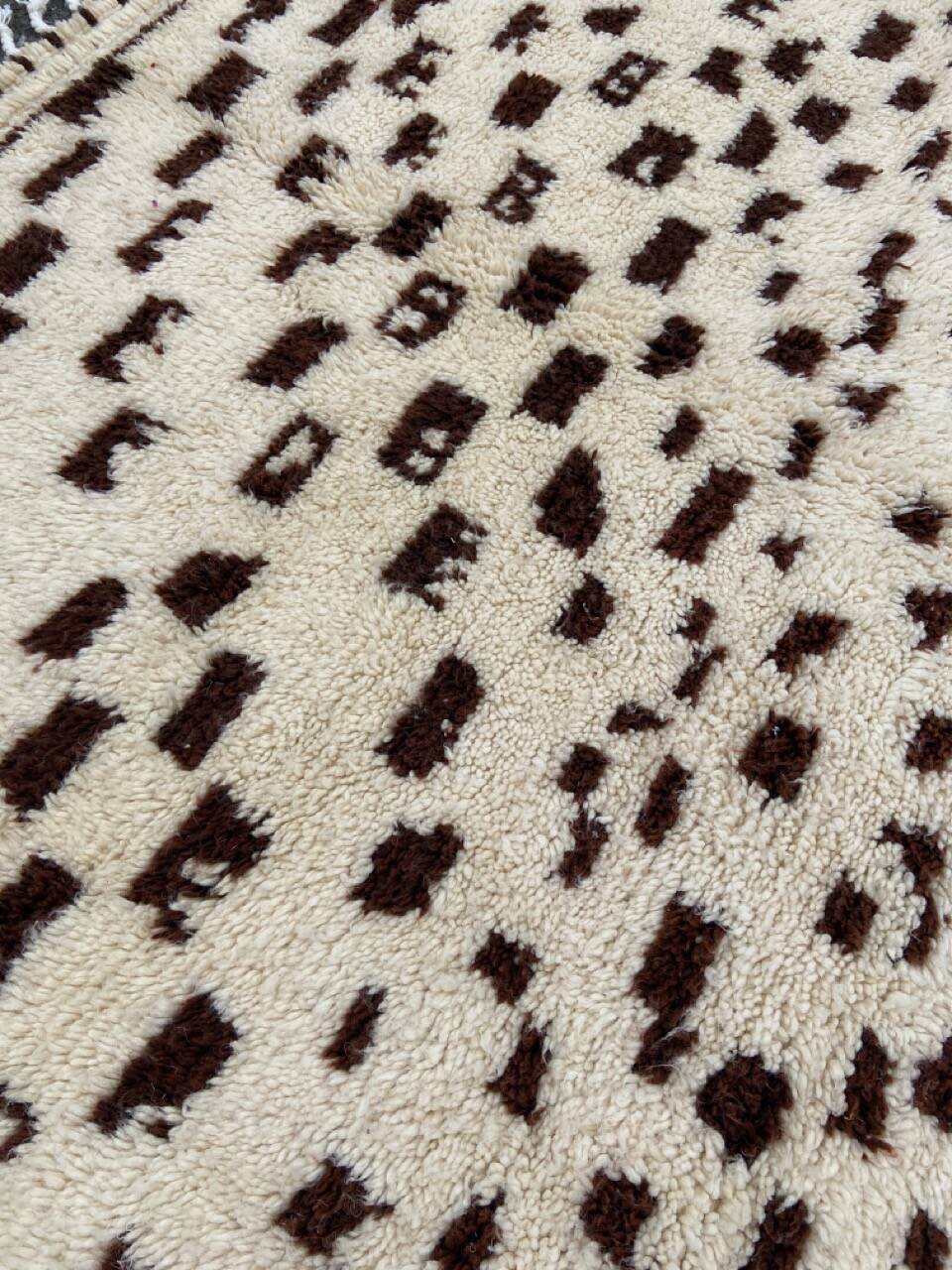 Large contemporary Moroccan Berber rug modern wool design