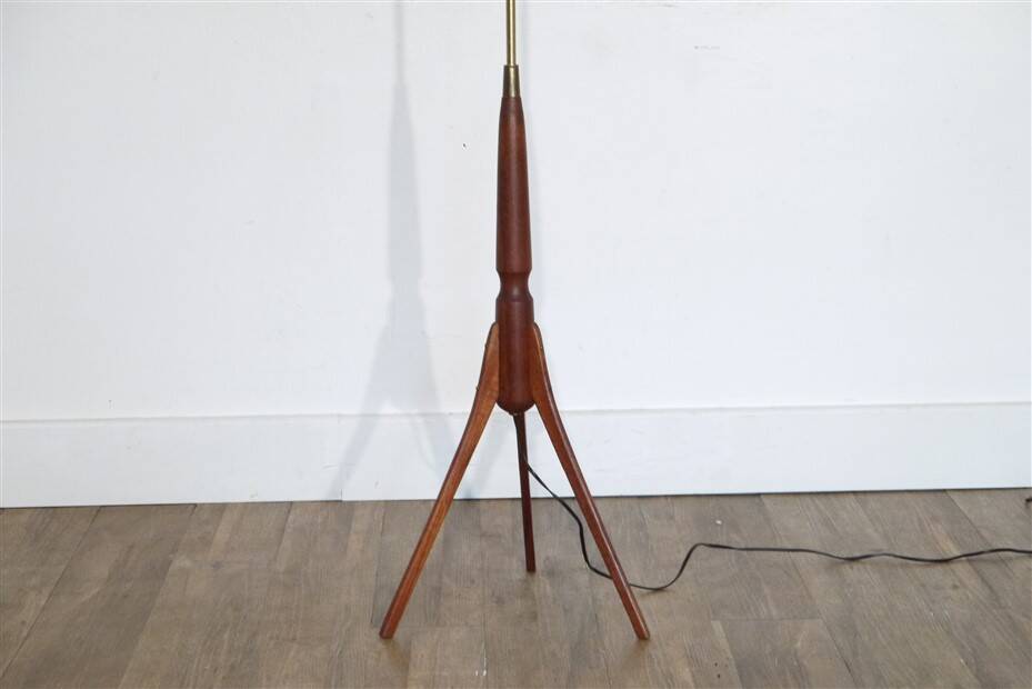 Vintage Danish teak floor lamp 1960s