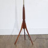 Lampadaire vintage danois en teck 1960