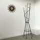 Old metal coat rack design 60s vintage