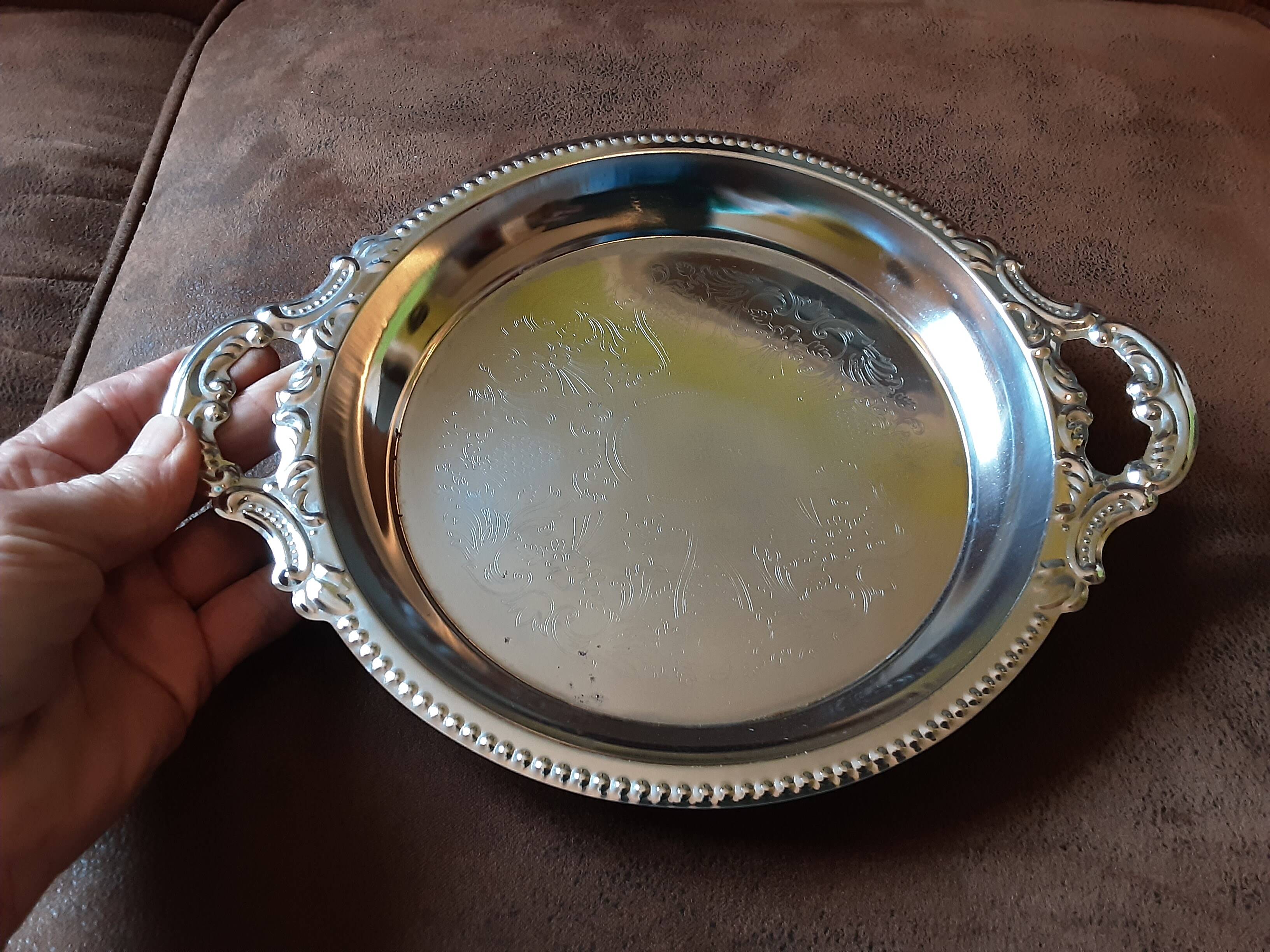 2 original stainless steel dishes