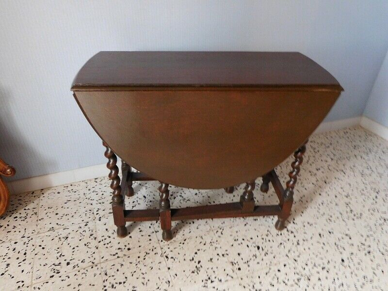 Table anglaise à abattants en chêne