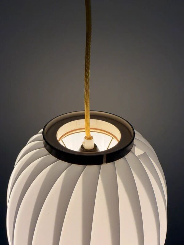 Vintage Hoyrup Bojan large (rare version) by Lars Schioler - Danish design lamp