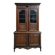 Buffet with 2 bodies in carved oak, Louis XV style, 19th century.