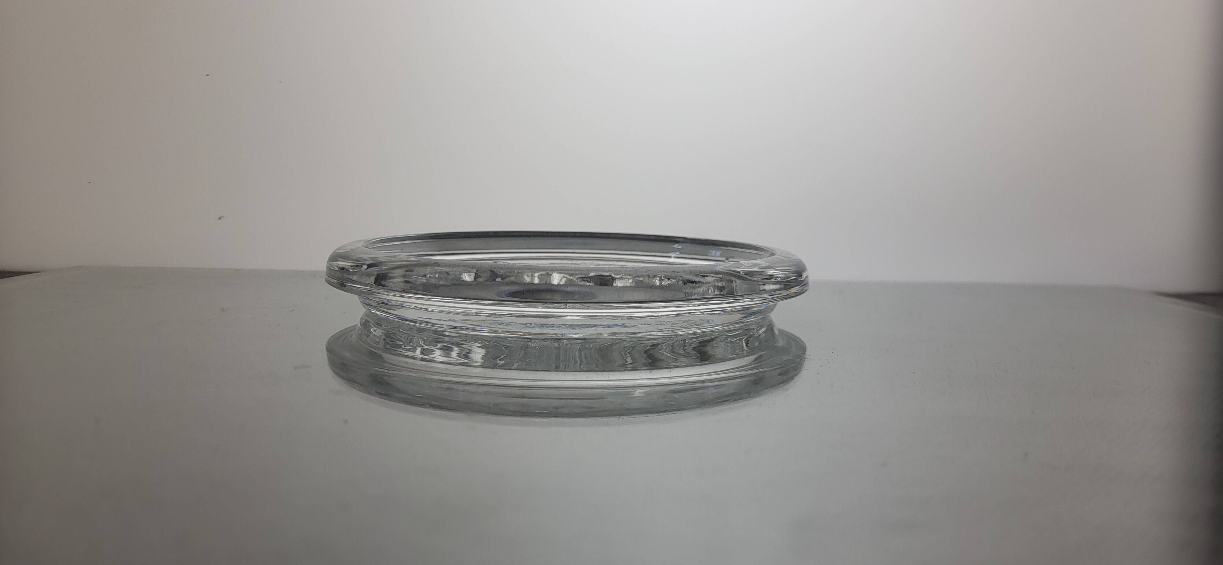 Baccarat crystal bottle coasters (*2)