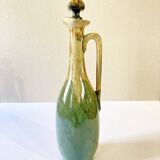 Calvados jug in flamed stoneware, signed François Labbé, ca. 1950