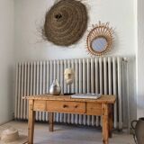 Rustic wooden coffee table