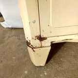 Two-door metal cabinet art deco