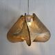 Vintage 1960s Scandinavian pendant light, wire and wood - 23 x 35 cm