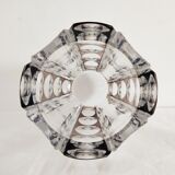 Large crystal vase cut in Val Saint Lambert lozenges