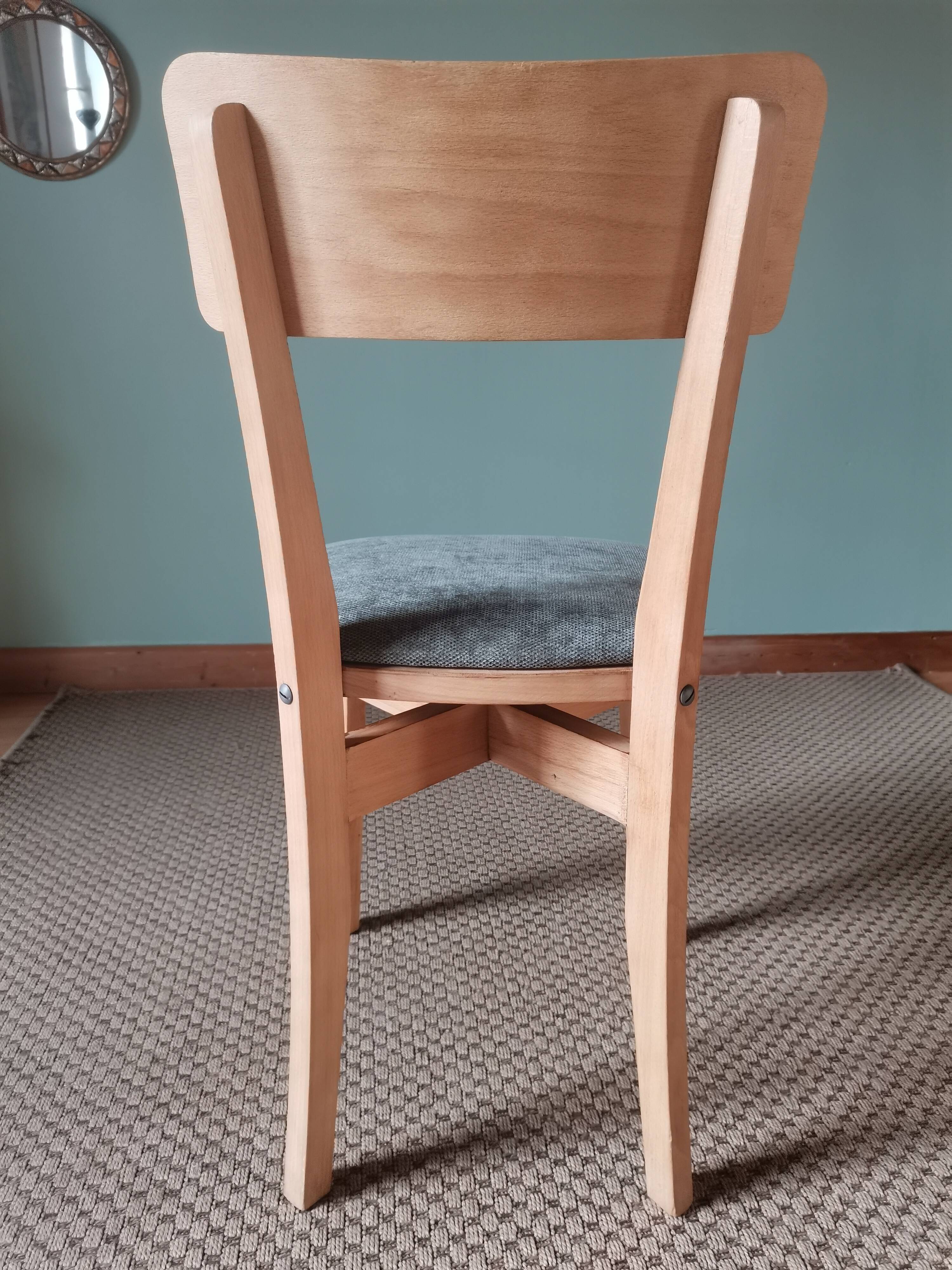 Chaises bistrot vert d'eau
