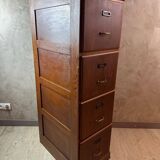 Oak filing cabinet