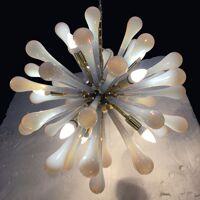 Drops Murano glass chandelier