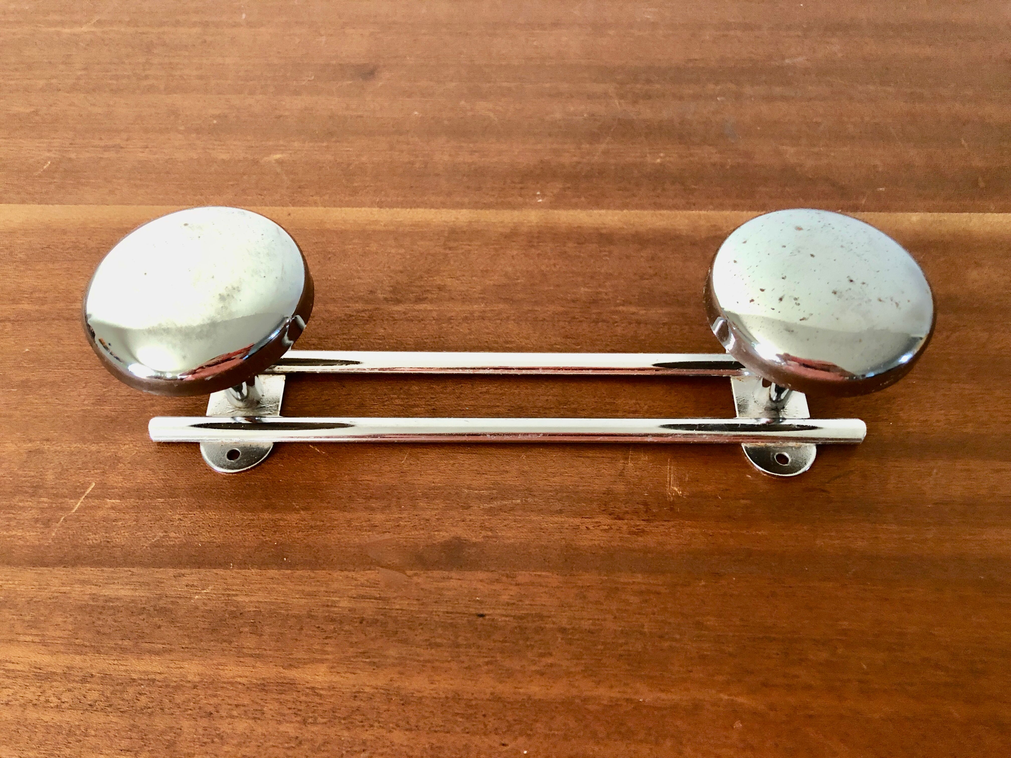 Retro chrome coat rack 1970