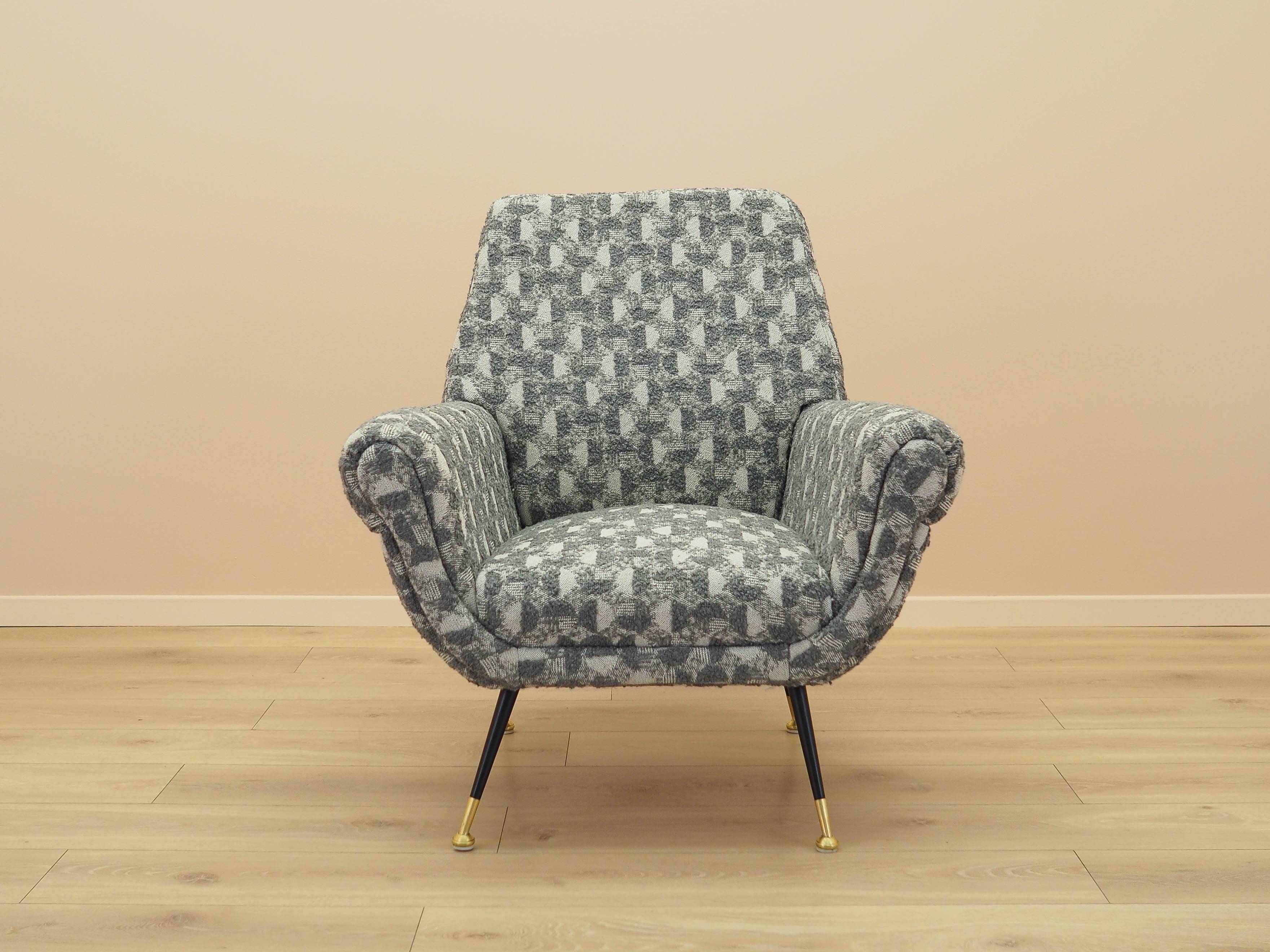 Lounge armchair, Italian design, 1970s, made in Italy