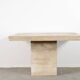 1970s Midcentury Italian Marble Minimalist Geometric Table