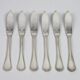 Christofle – Set of 12 silver-plated fish knives, “Spatours” model