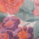 Rectangular floral tablecloth