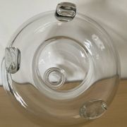 Vase vintage en verre soufflé