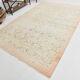 7x10 Large Floral Handmade Vintage Rug, 209x312Cm