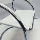 Vintage tubular frame chairs with white skai