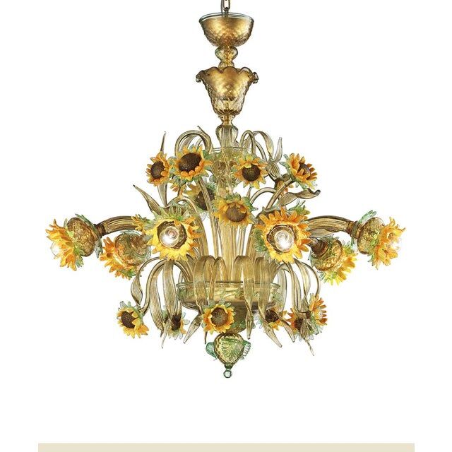 Venetian Murano glass chandelier